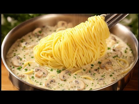 Incredibly delicious spaghetti in 15 minutes! The most delicious dinner you've ever had!