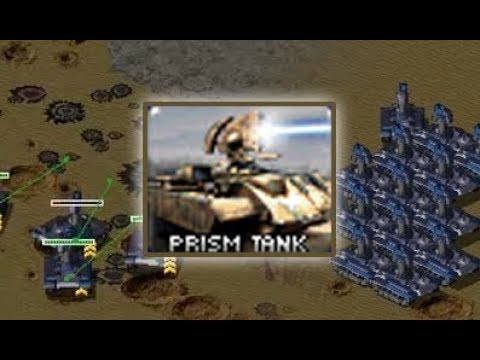 Red Alert 2: Yuri's Revenge - Testing Prism Tanks