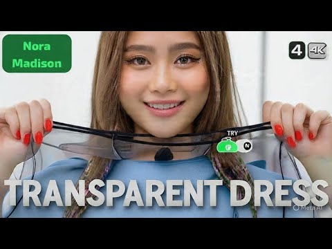 [4K] See-through transparent try-on haul | micro transparent lingerie & bikini try-on haul2026