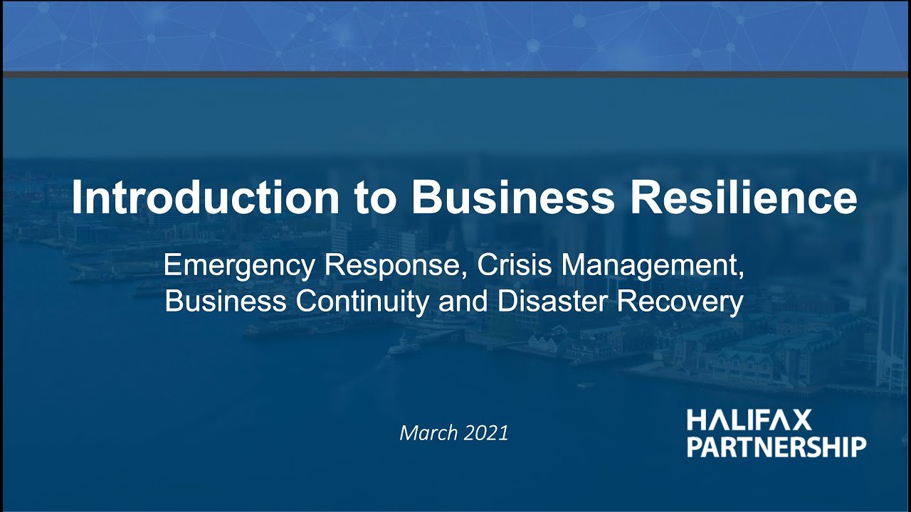 Session #1 – Business Resilience Basics