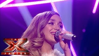 Lauren Platt sings Zedd&#39;s Clarity | Live Week 8 | The X Factor UK 2014