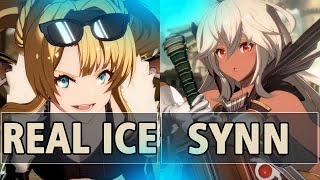 GBVSR:🔥Real Ice (Zeta Crimson Bomber) Vs Synn (Zooey)🔥| High Level Gameplay.