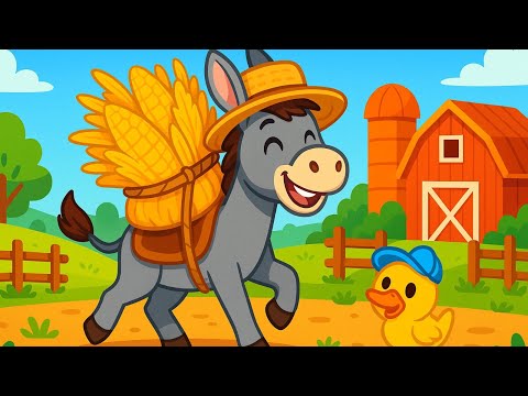 La Mulita Trabajadora de la Granja 🎵🐴 Canciones Infantiles Educativas para Niños