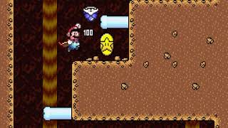 New Super Mario World 1 The 12 Magic Orbs　12-2 Volcanic Eruption