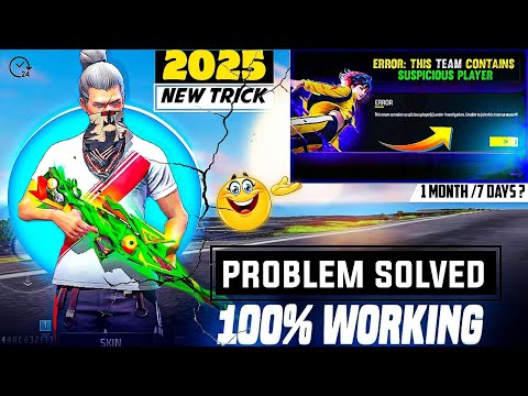 Free fire id blacklist problem solve😱free fire id black list se kaise remove karein new trick 2025