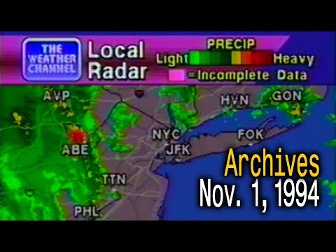 The Weather Channel Archives - November 1, 1994 - 12pm - 5pm