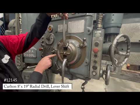Carlton 8’ x 19” Radial Drill, Lever Shift - Gallery Thumbnail 10