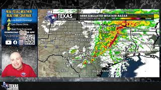 Severe Storm Risk Increasing Late Afternoon in East/Southeast Texas