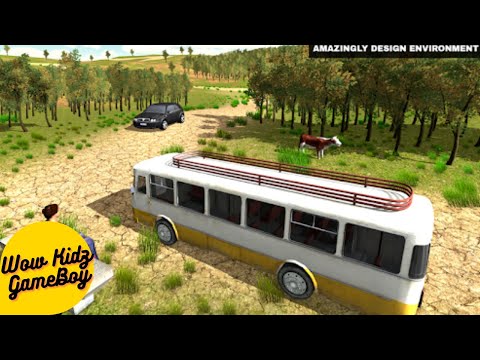 Offroad Coach Bus Driver Simulator 2020 - Uphill Public Transport Driving - Android GamePlay