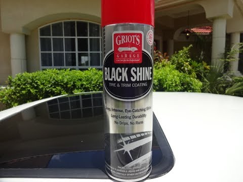 Griot's Garage Black Shine Tire and Trim Coating Review on my 1991 Honda Prelude Si.