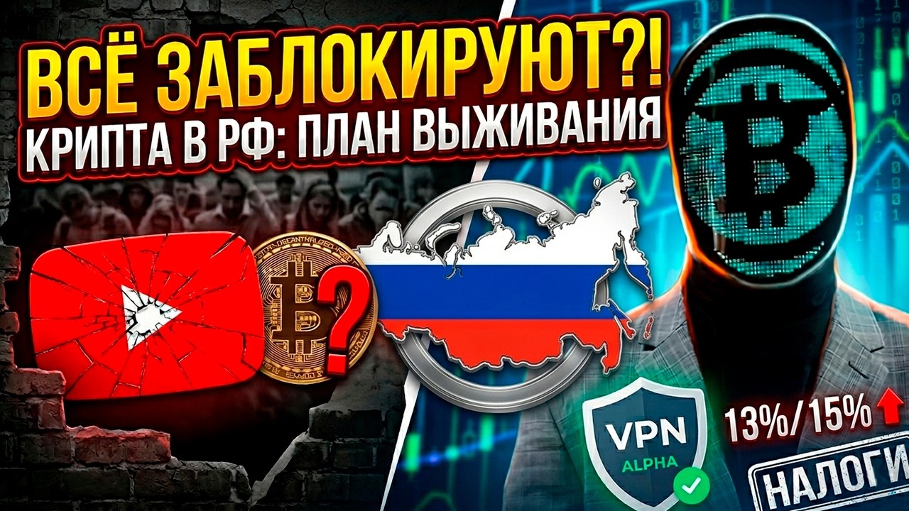 Крипта в РФ 2026: Как торговать и не сесть? Налоги и блокировки