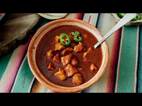 Asado de Chile Colorado (Pork in Red Chile Sauce)