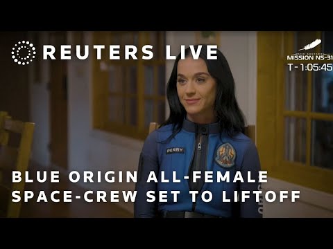 LIVE: Blue Origin's all-female crew to launch to space