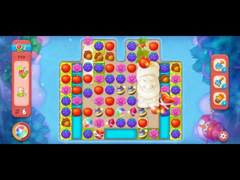 Gardenscapes Level 749 [Hard Level] [No booster]
