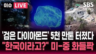 [????이슈] '검은 다이아몬드' 텅스텐 5천만 톤 터졌다..한국 광산이라고? 미국-중국 화들짝 | SBS 이슈라이브