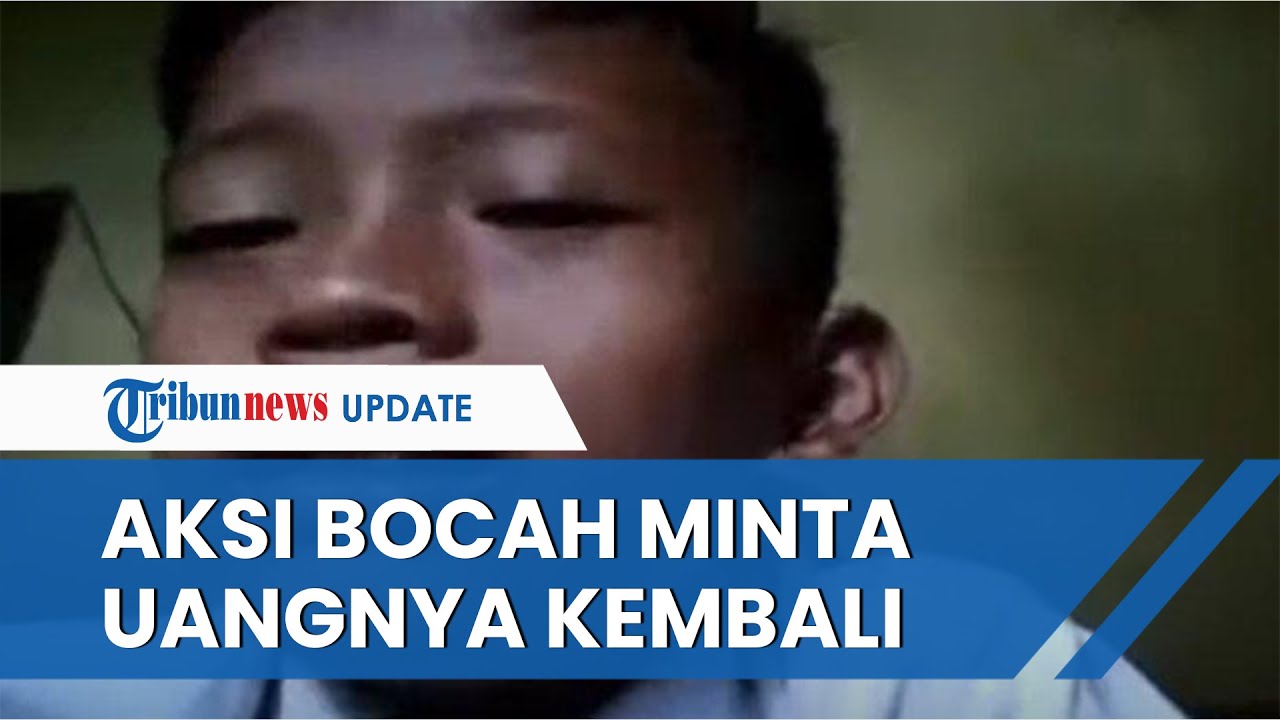 Viral Video Bocah Di Palembang Nangis Minta Kembali Uangnya Rp12 Ribu Yang Hilang Ini Sosoknya Tribun Video<script async src=