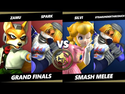 Daddy's Den GRAND FINALS - Zamu & Spark Vs. Silvi & SteakUnderTheCouch - Smash Melee - SSBM