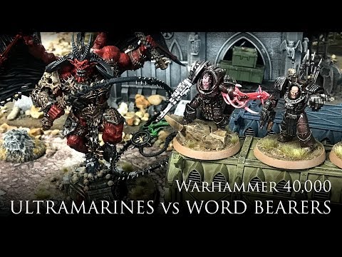 Warhammer 40,000: Ultramarines vs Word Bearers Narrative Battle Report