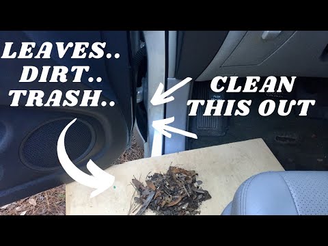 Windshield Runoff Drains