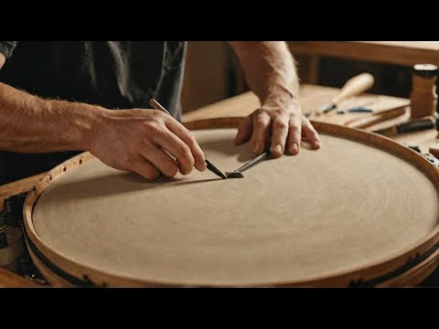 How to Make a Air Frame Drum? | Handmade Bendir | Shaman Drum | 4K