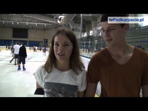 Good fun and a respite from the heat. Ice skating through the eyes of Sanok residents and tourist...