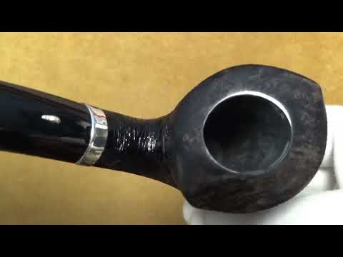 Pipa L'Anatra Pettinata con vera in argento - Freeform - AN113