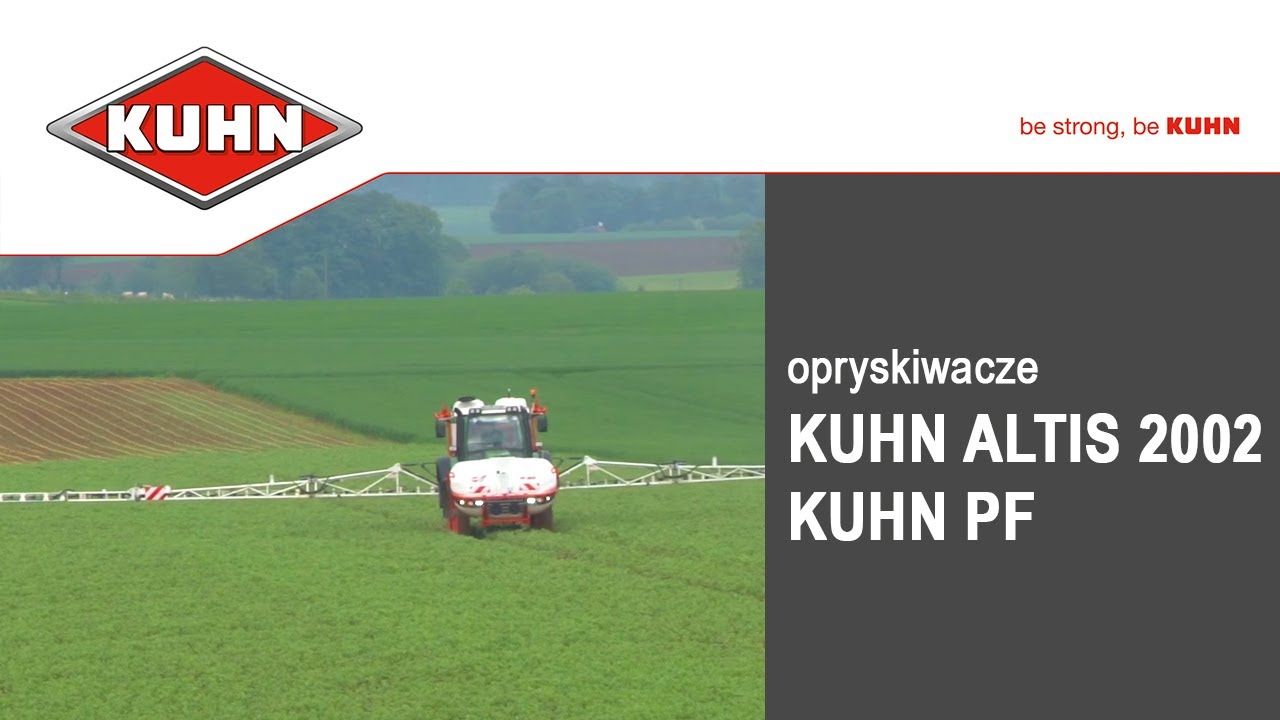 Video PF přední postřikovač / nádrž