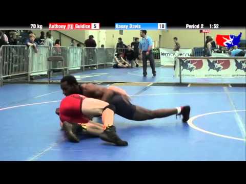 Anthony (tj) Guidice vs. Kasey Davis at 2013 ASICS University Nationals - FS