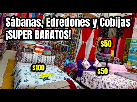 La Zona MÁS BARATA Del Centro Para Comprar Blancos - Sábanas, edredones y cortinas