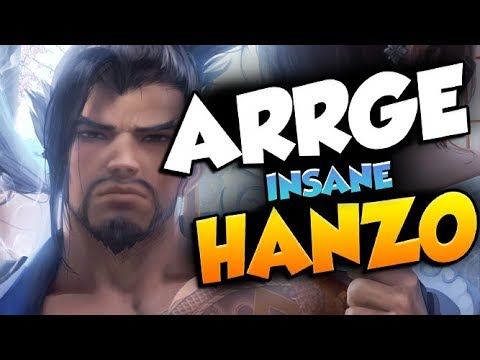 ARRGE BEST HANZO IN THE WORLD?! 37 ELIMS! [ OVERWATCH SEASON 19 TOP 500 ]