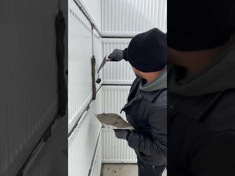 house made of radiators