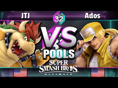 ULTIMATE 32 Pools - JTJ (Bowser) vs. E.X. | Ados (Terry) - Smash Ultimate