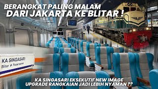 Download lagu BERANGKAT PALING MALAM JAKARTA - BLITAR‼️ KA Singasari Upgrade Armada Eksekutif Ditarik Loko Vintage mp3