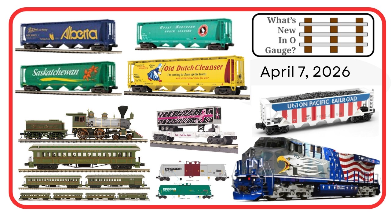Great New Trains from Lionel, Menards, MTH, and RMT! -  April 7, 2026