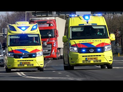 A1, Volkswagen Crafter & MAN TGE Ambulances in Leeuwarden