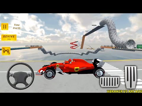 Formula Ramp Car Stunts: Ferrari F1 Car Unlocked Levels 50, 51, 52 -Android Gameplay Walkthrough 🏎️