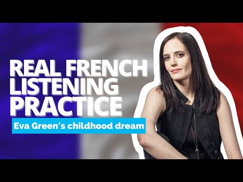 French listening practice Président Macron tells a story