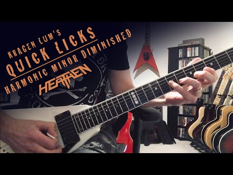 Quick Licks - Harmonic Minor Diminished (Heathen - Empire Of The Blind) - Kragen Lum