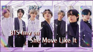BTS fmv on hindi song💜BTS fmv on She move like 