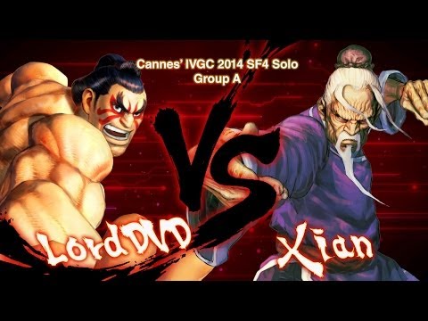 [M]LordDVD vs RZR|Xian - IVGC 2014 SF4 Group A