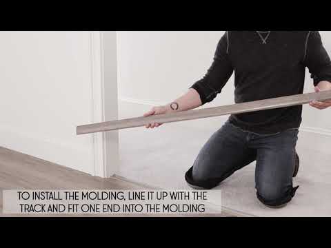 How to Install 3-N-1 Vinyl Flooring Molding Transition Strips | DIY Flooring Installation