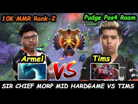 TNC Armel [Morphling] 10K MMR Sir Chief  vs TIms [Pudge] Roaming Dota 2 pro gameplay