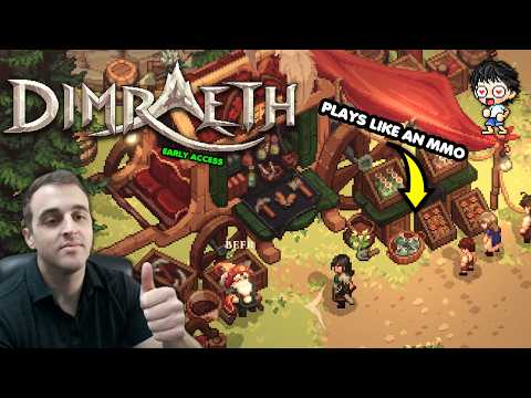 New Multiplayer RPG Feels Like An MMORPG! - Dimraeth