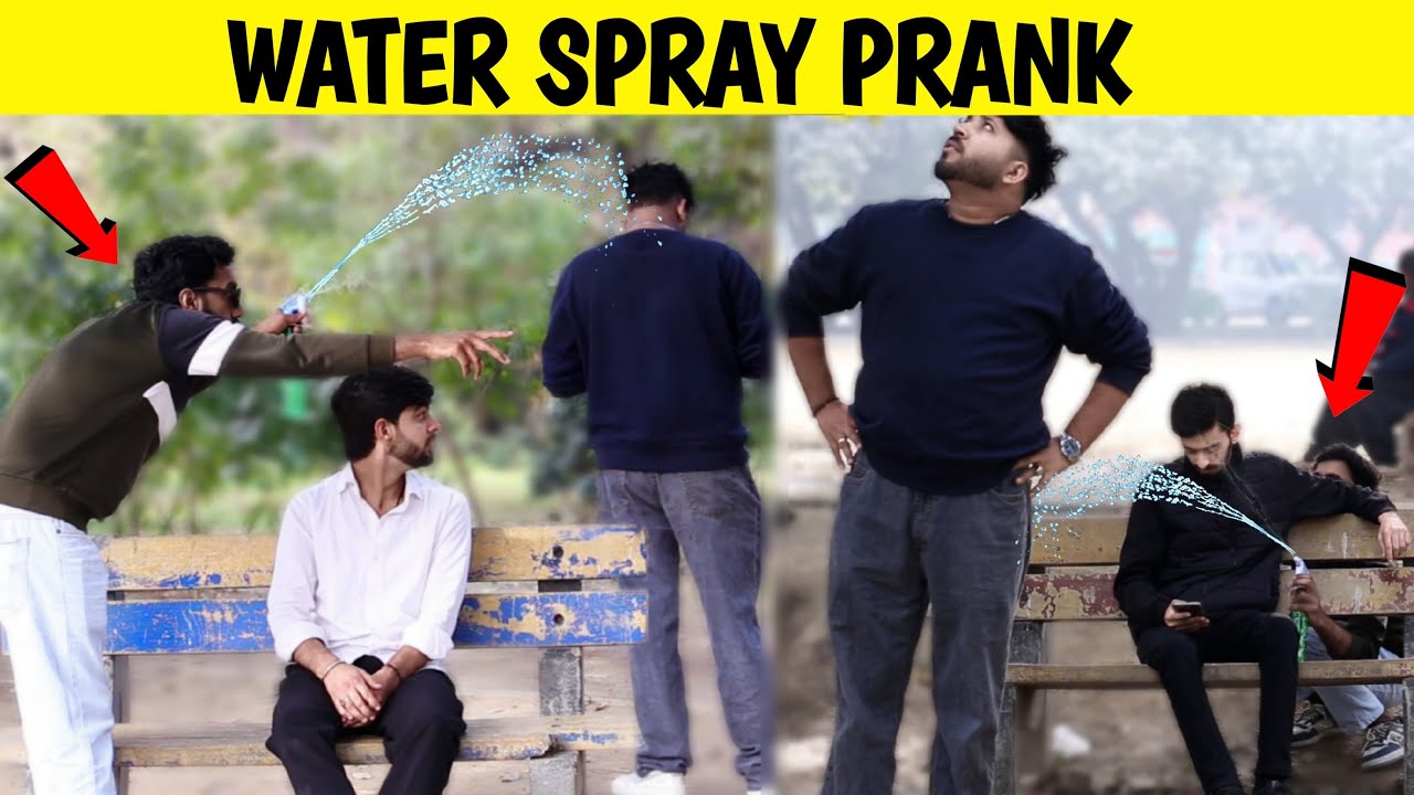Water Spray Prank😂 || Funniest Reactions || by Iqbal Malik & Sharik Shah on @sharikshah