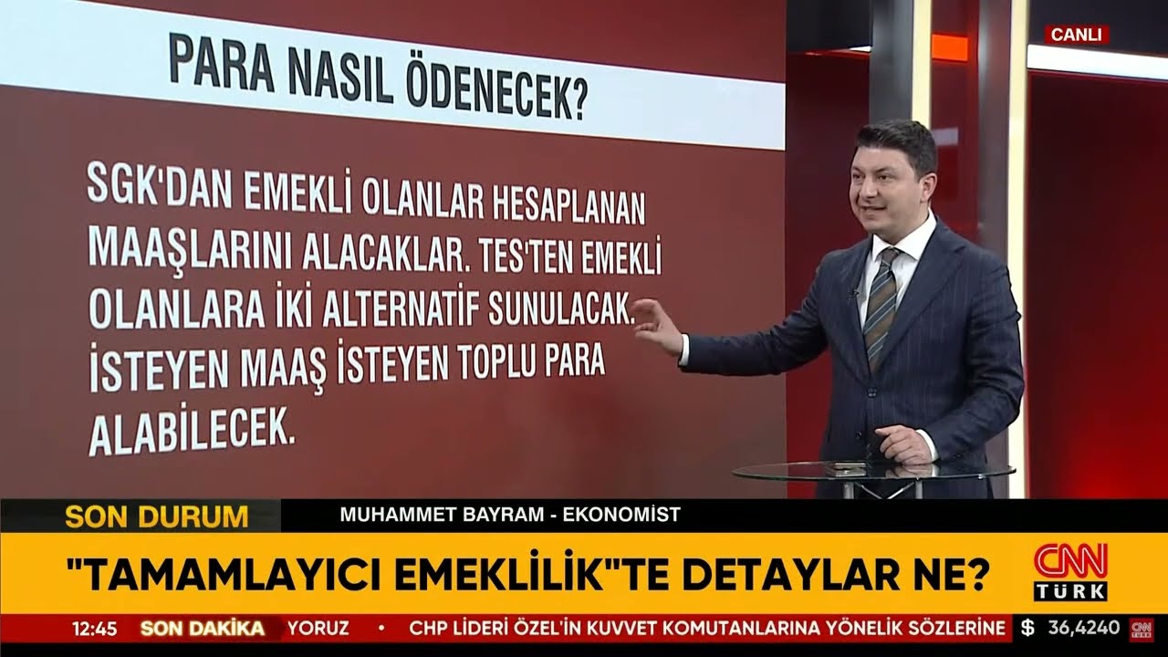 ''Tamamlayıcı Emeklilik''te Detaylar Ne?