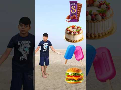Buger to Cadbury, birthday cake, Ice cream & Chocolate - Funny vfx magic video😅