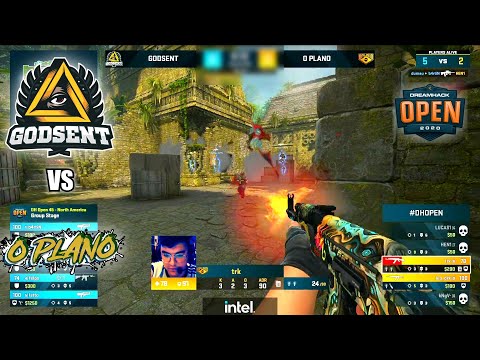 GODSENT vs O PLANO - DreamHack Open June 2021 North America | CSGO HIGHLIGHTS