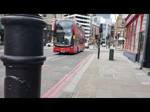 Here is the 35 bus in Shoreditch high street