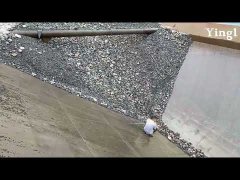 Unloading cobblestone from start to finish, The sound of cobblestone flow relaxes you