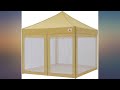 ABCCANOPY 10x10 Pop Up Canopy Tent With Mesh Walls Gray Review